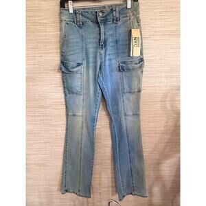 Madden NYC Flare Pant size 4 NWT Cargo pockets